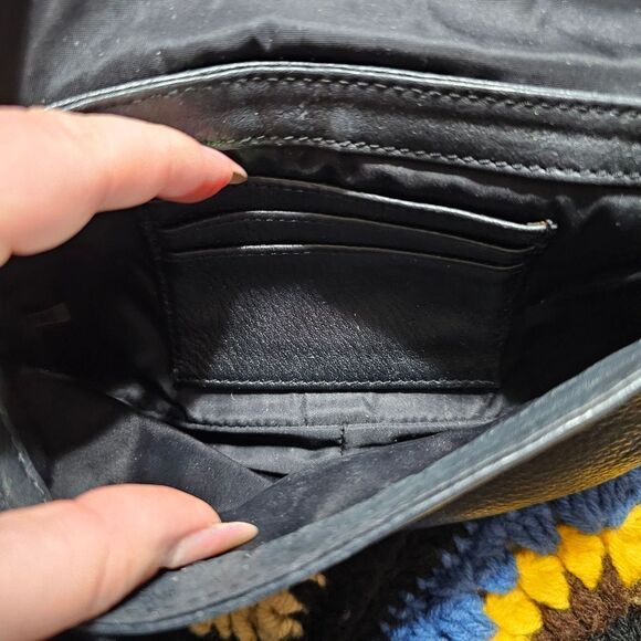 Tory Burch Black Crossbody Bag with Gold Accents - Picture 7 of 8